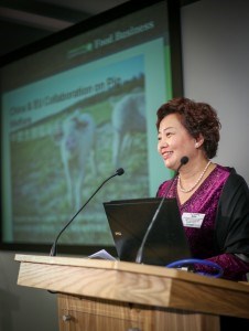 Mrs Xi, founder and Executive President of ICCAW