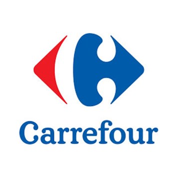 carrefour logo blue and red