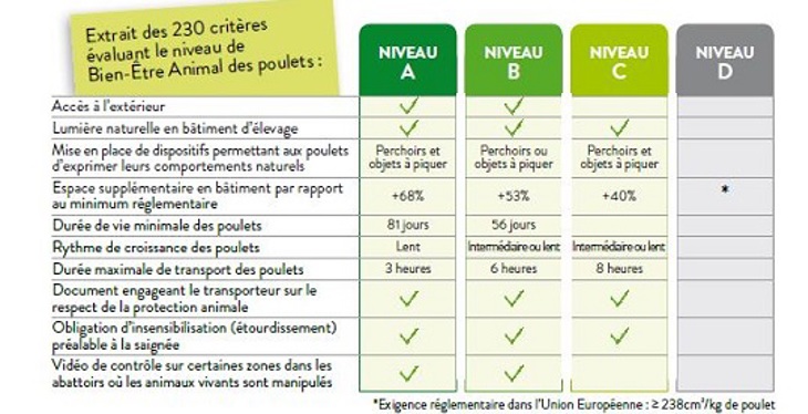 tableau étiquetage CAsino