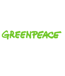 Greenpeace logo - name written in green